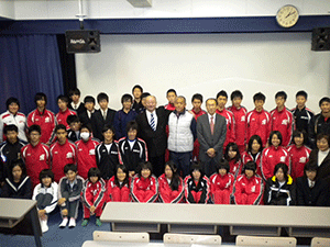 2010年岐阜県　美濃加茂高校での講演会